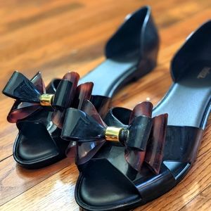 Melissa Bow Flats Brand New!